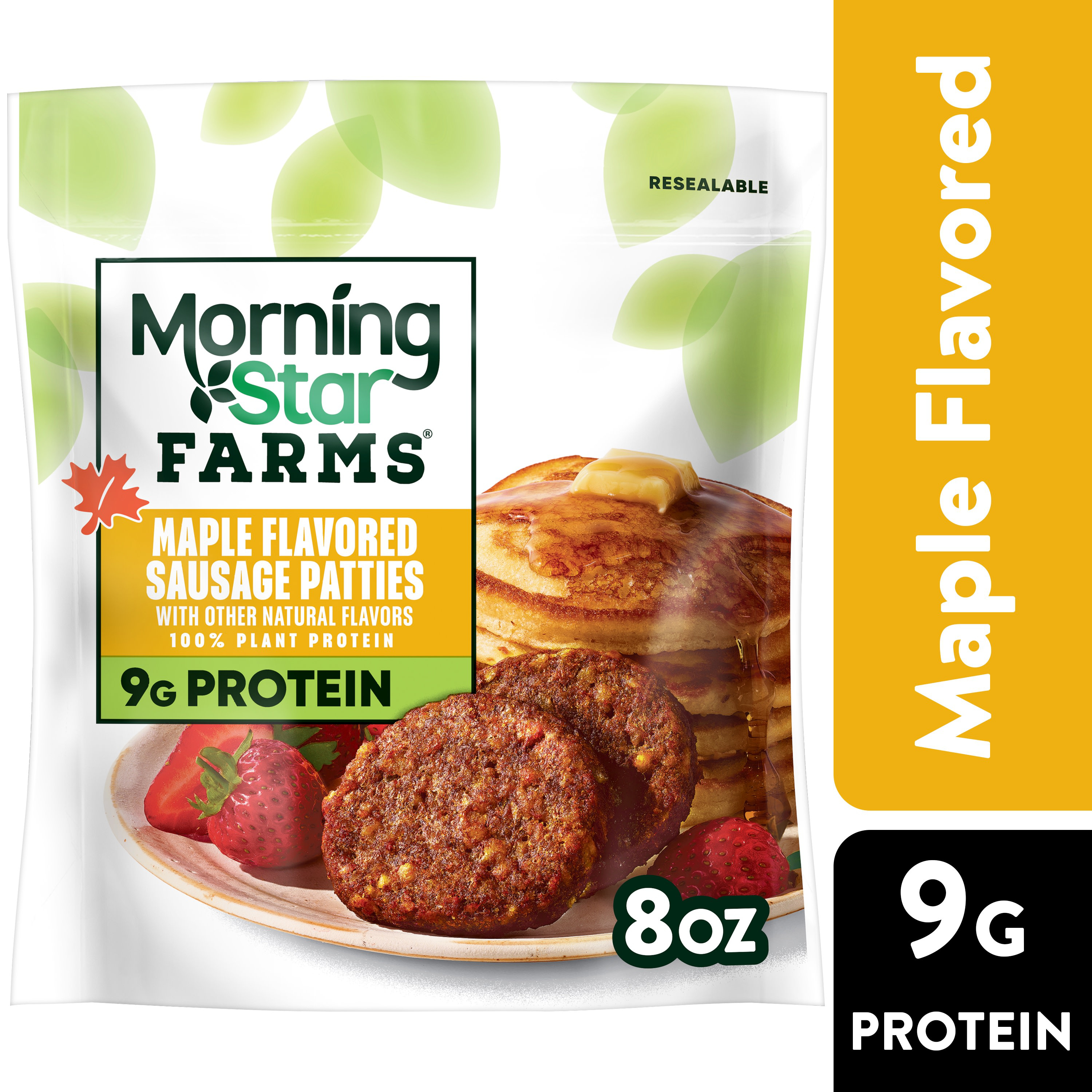 Maple Flavored Veggie Sausage Patties