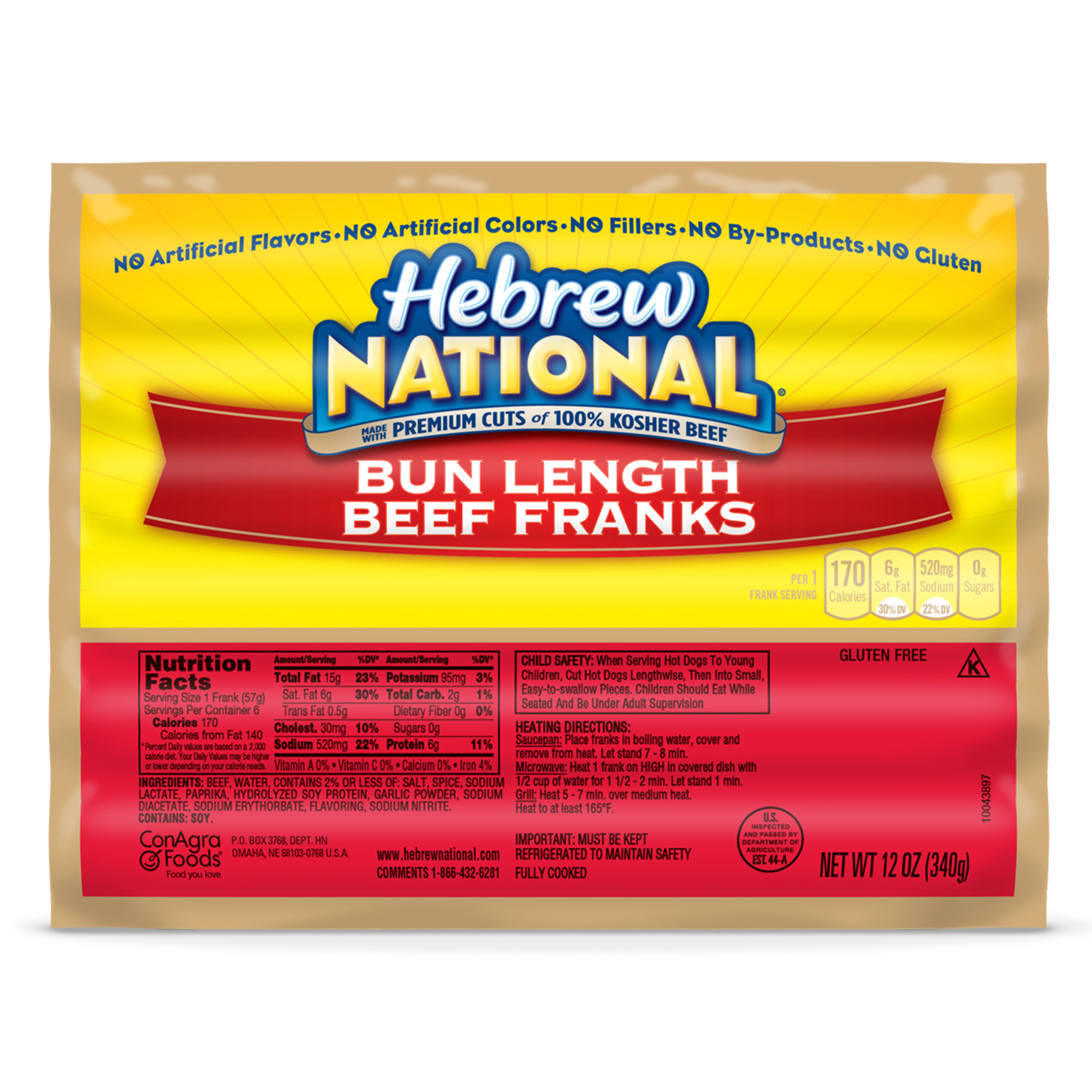 Bun Length Beef Franks