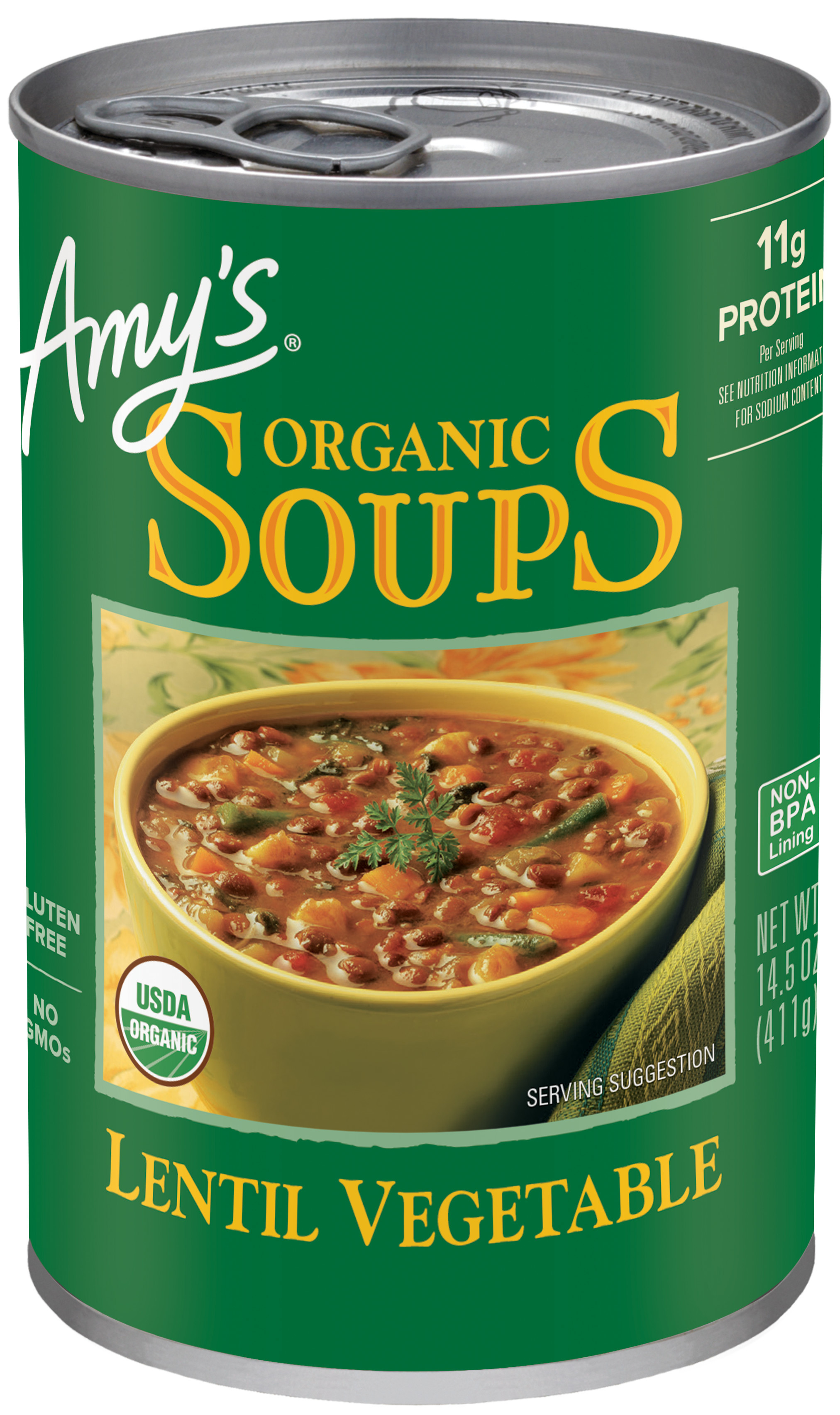 Lentil Vegetable Organic Soups