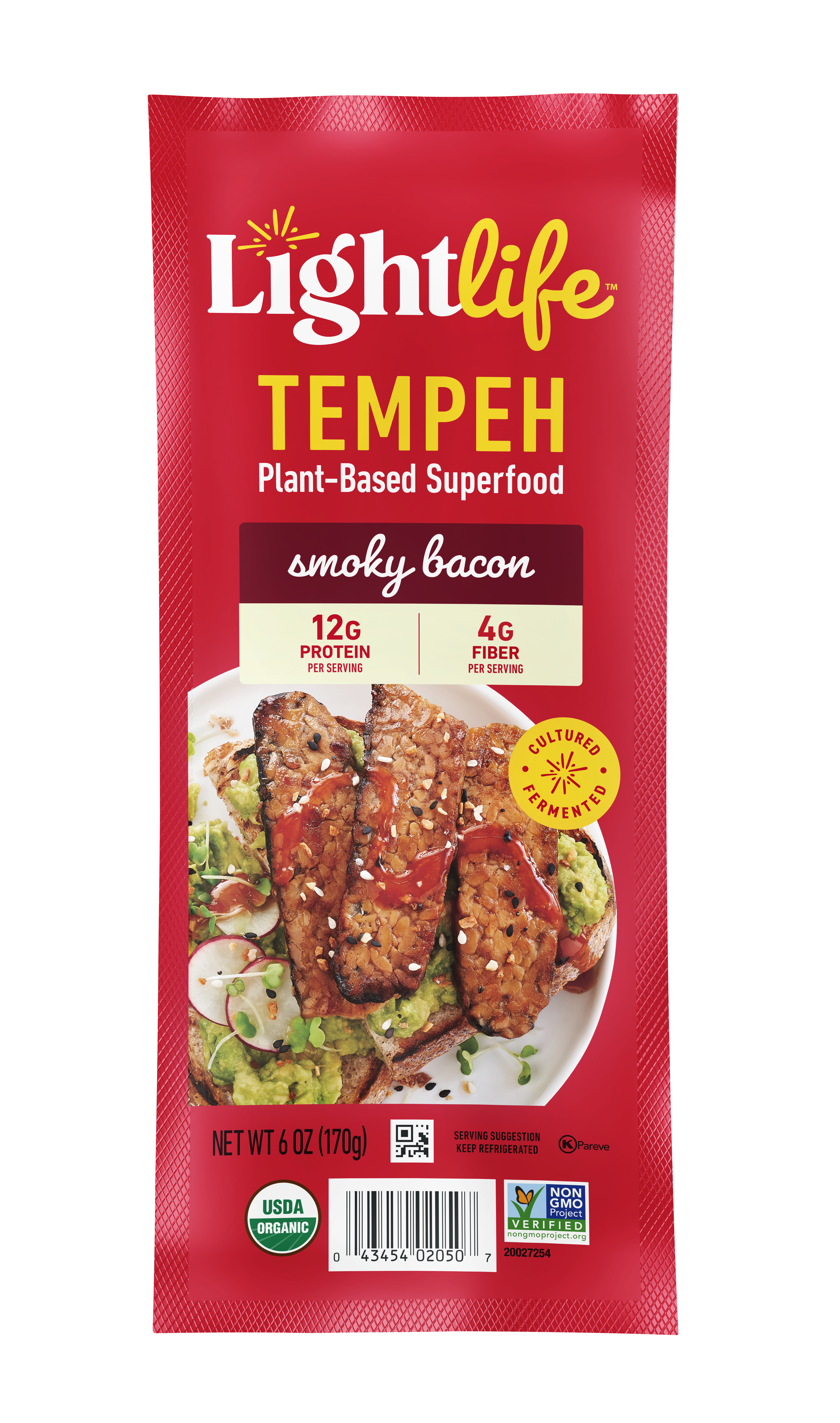 Smoky Bacon Tempeh Precut Strips