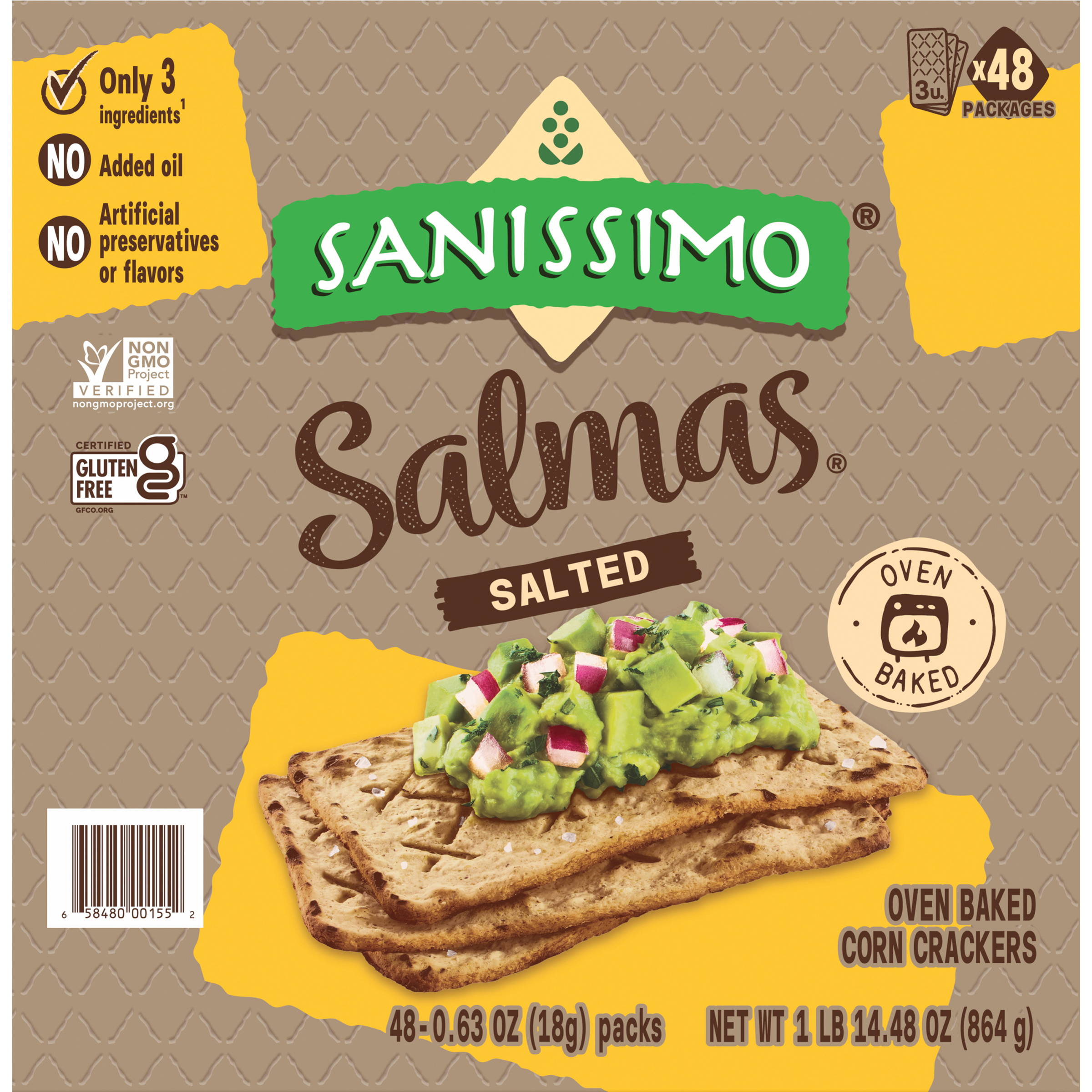Tostaditas de Maiz Blanco Horneadas