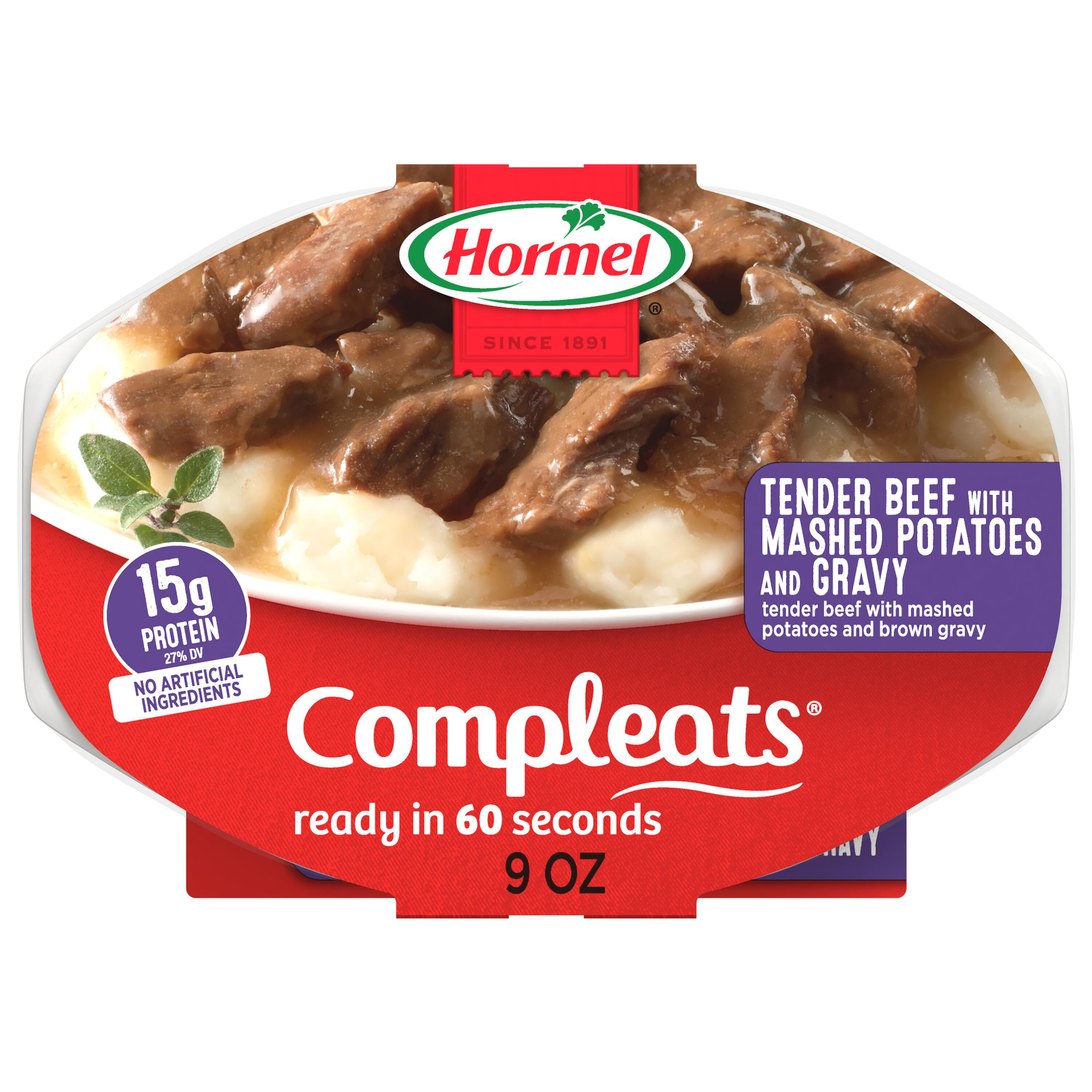 Beef Tips & Gravy with Mashed Potatoes