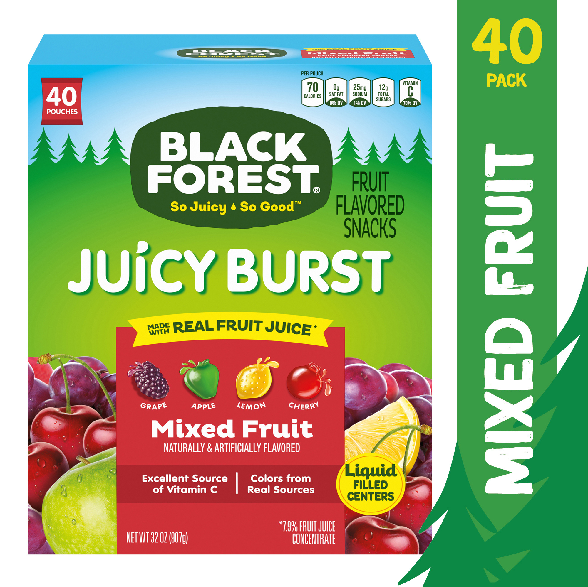 Black Forest Juicy Burst Fruit Flavored Snacks