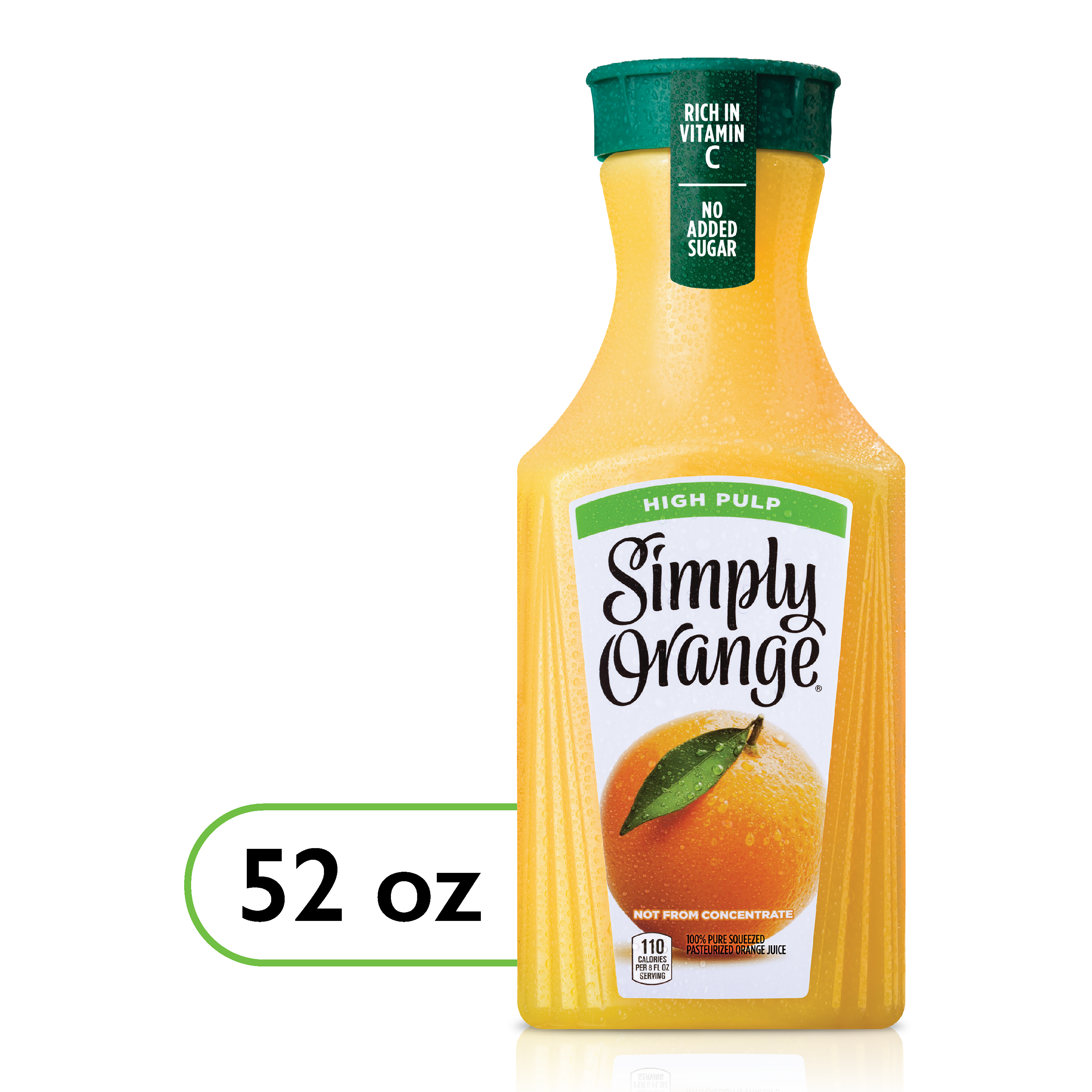 100% Pure Squeezed Pasteurized Orange Juice