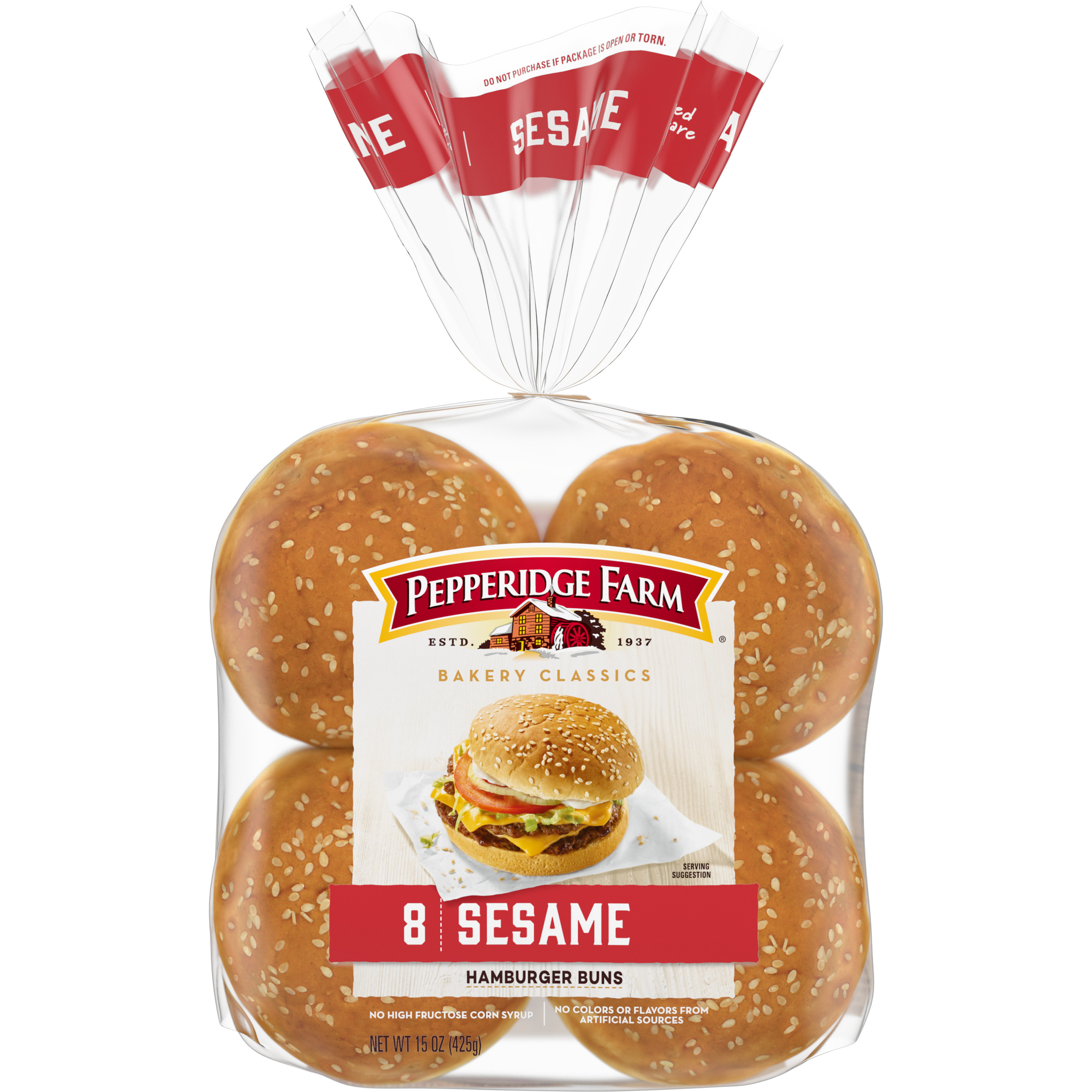 Sesame Hamburger Buns