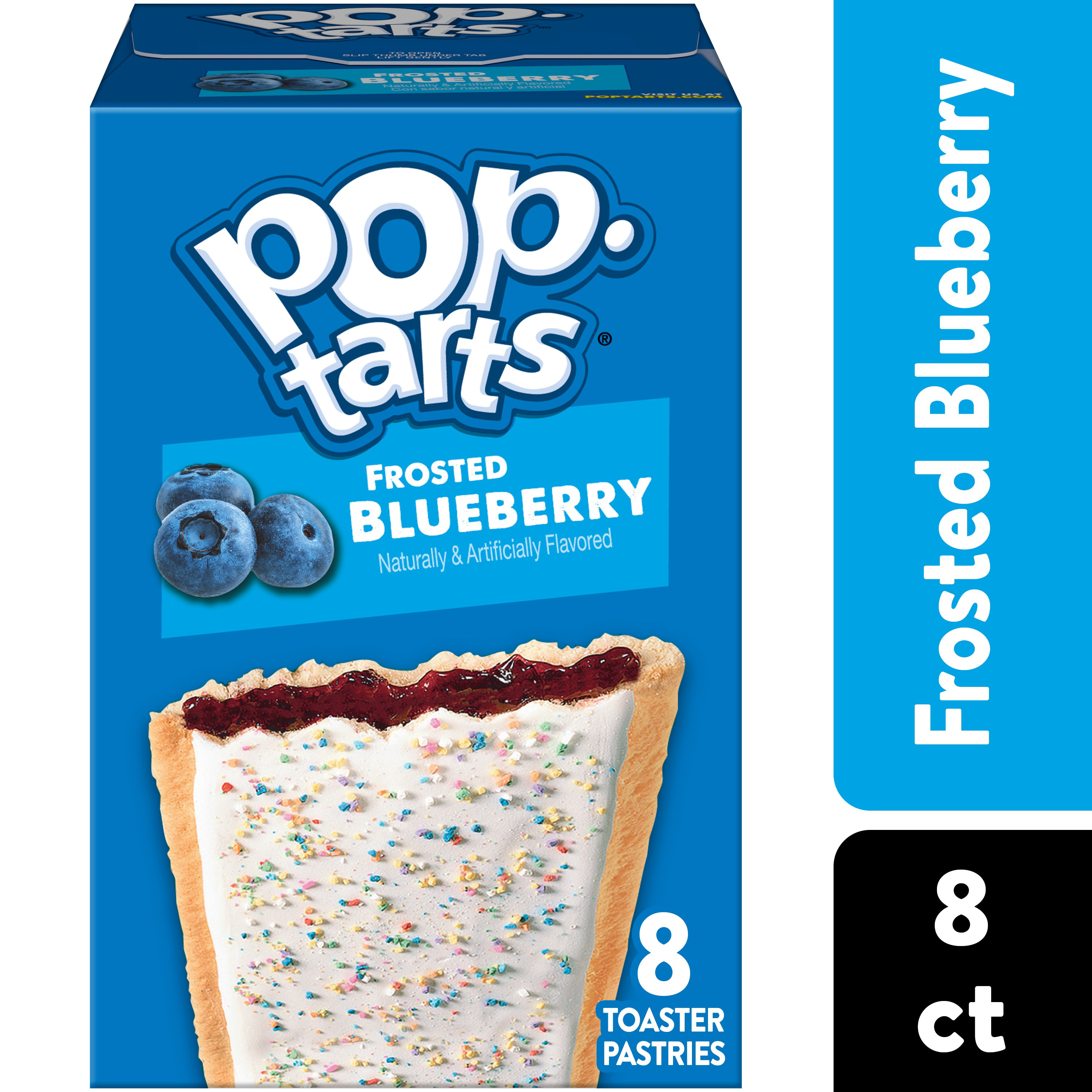 Frosted Blueberry Flavored Toaster Pastries