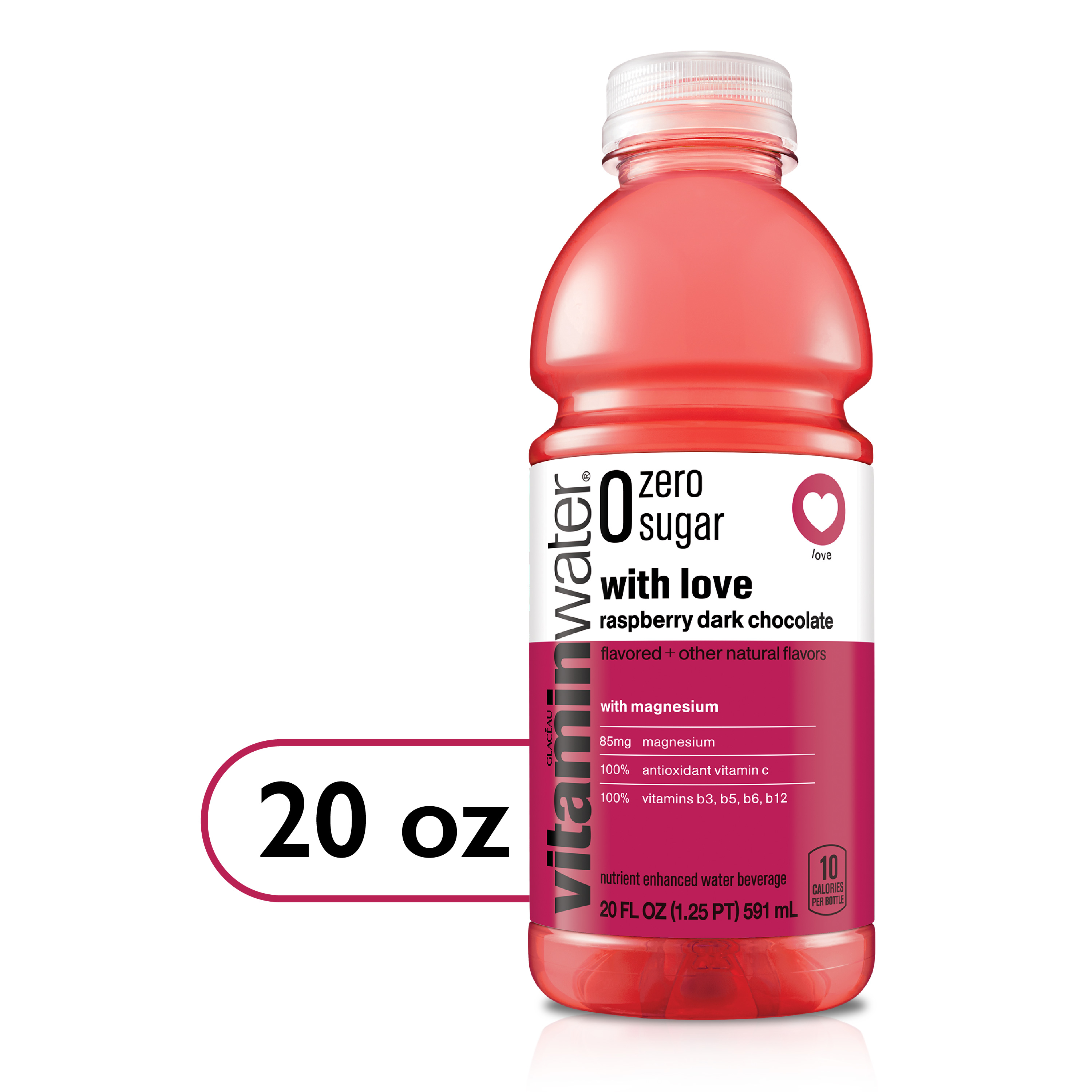 Raspberry Dark Chocolate Vitamin Water Zero Sugar