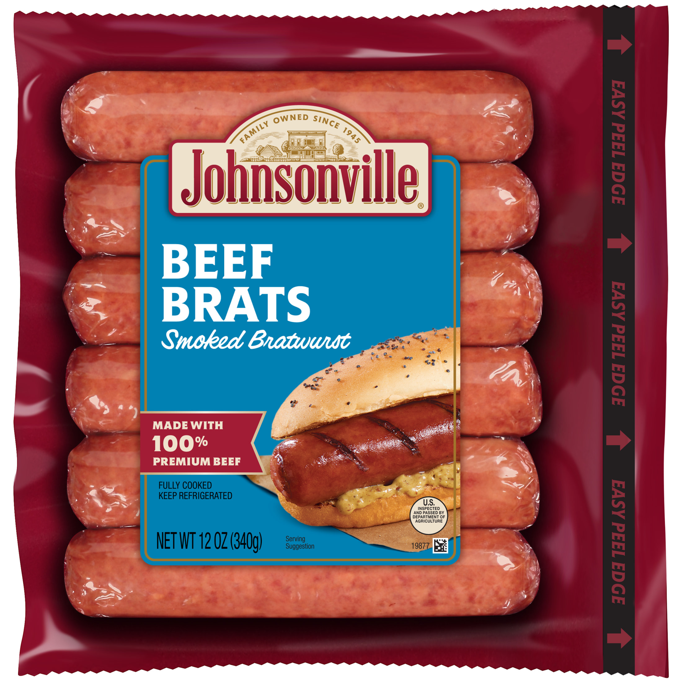 Beef Brats Smoked Bratwurst