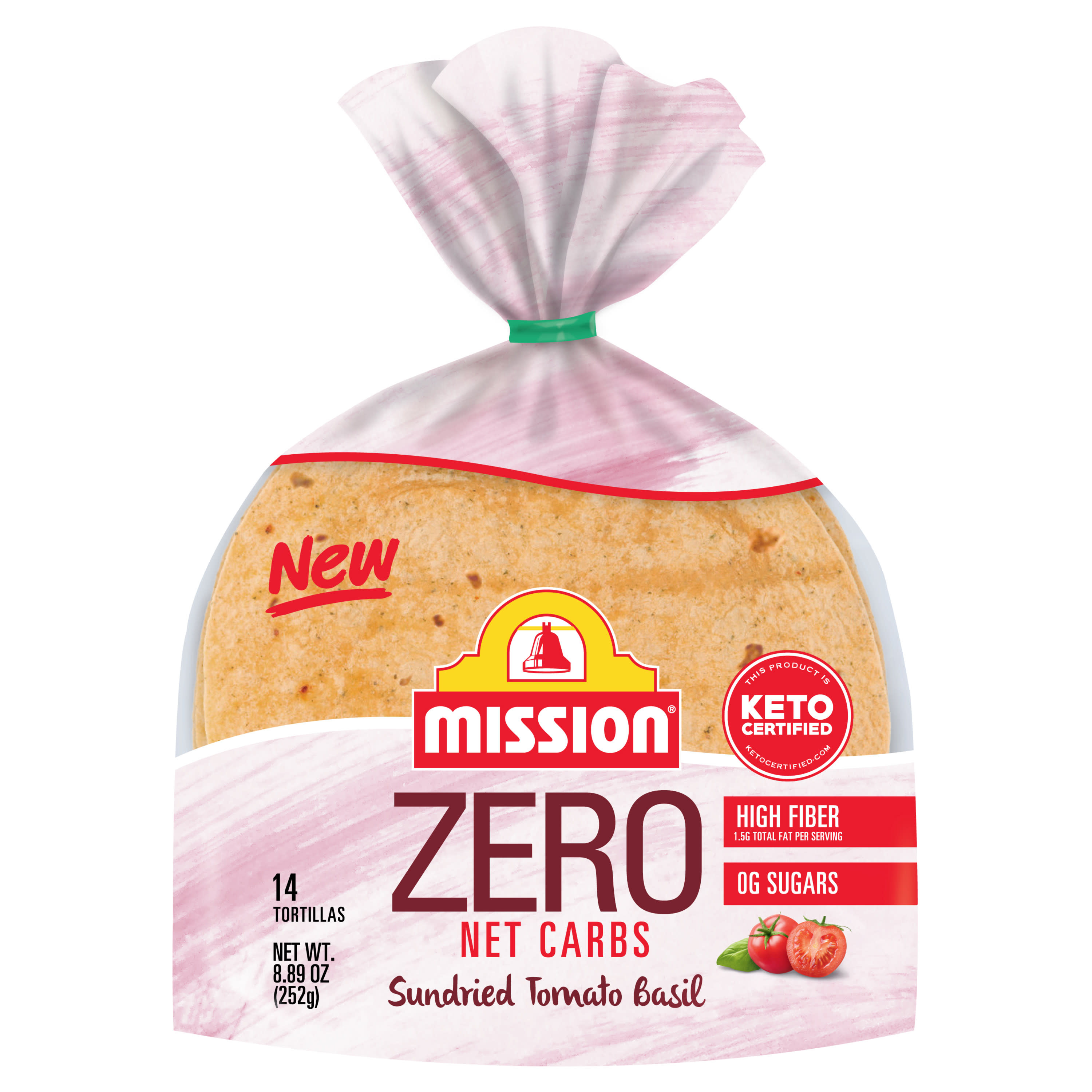 Mission Zero Carb Sundried Tomato Basil Tortillas