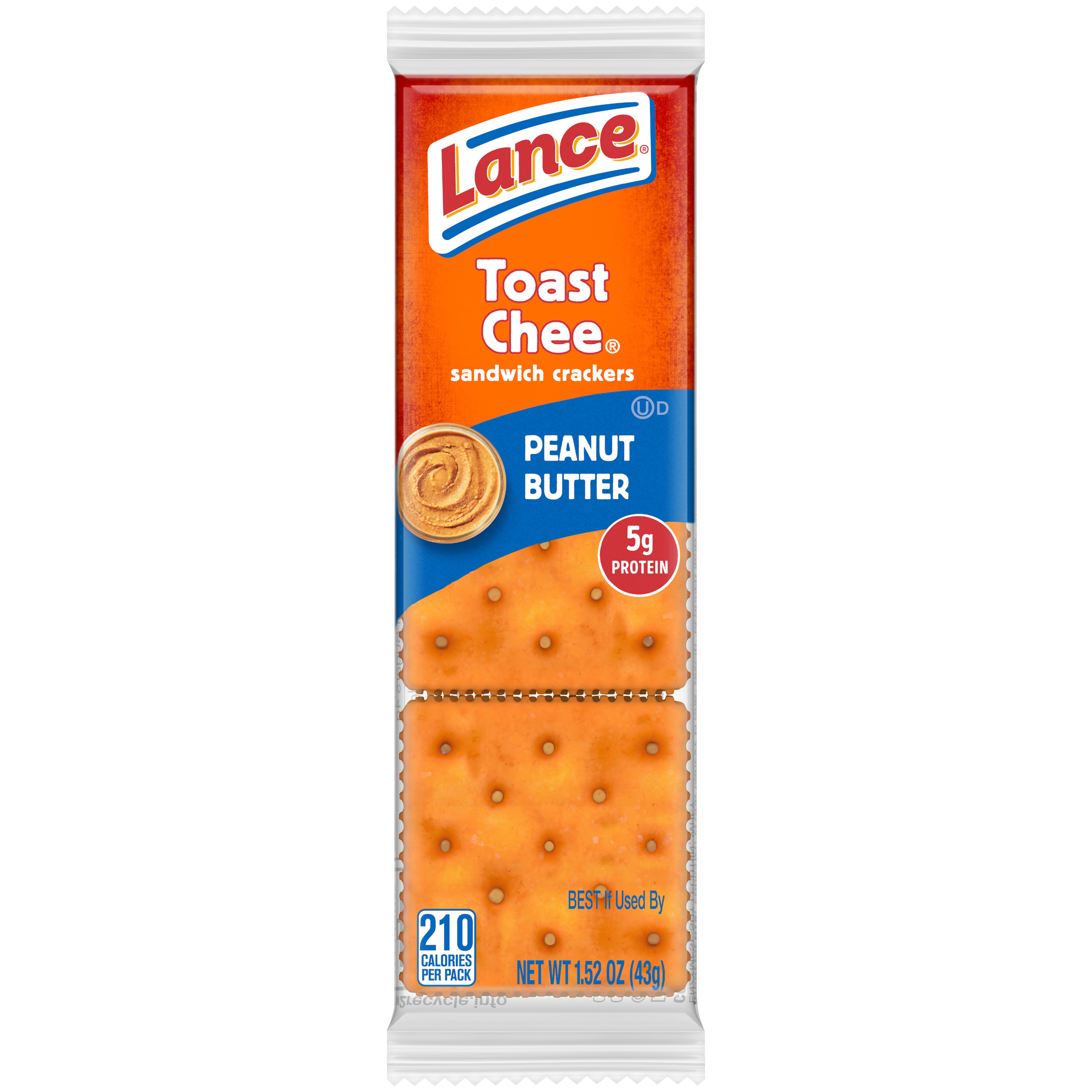 Peanut Butter Toastchee Sandwich Crackers