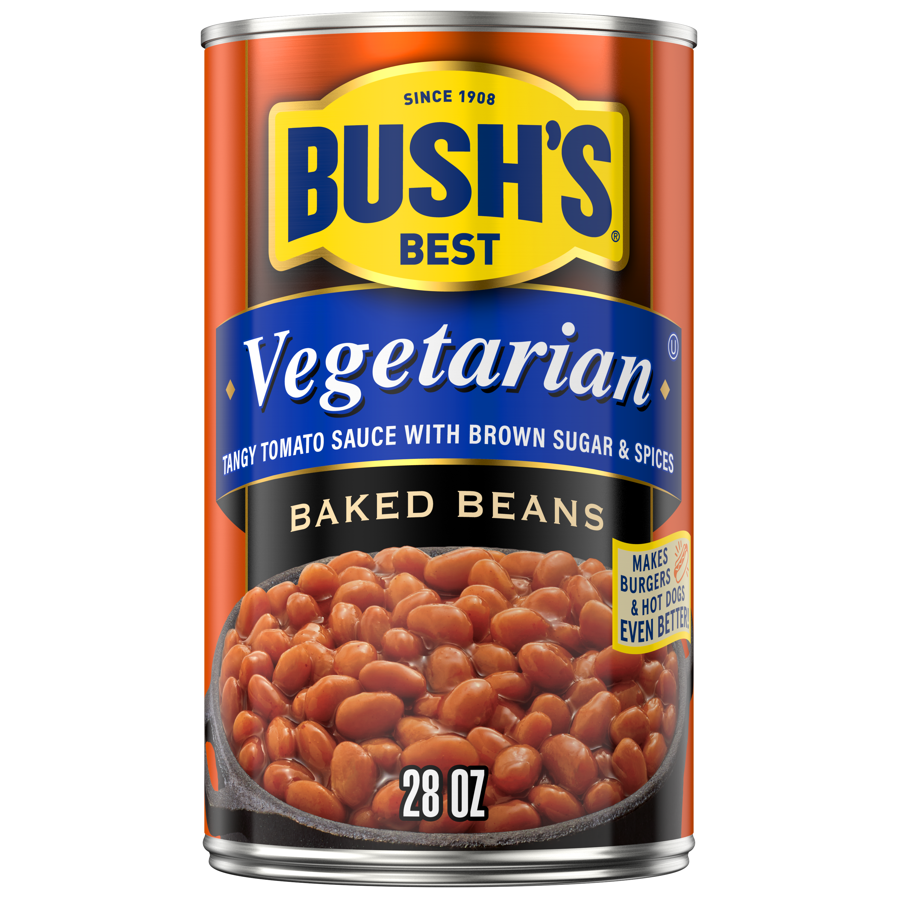 Vegetarian Tangy Sauce with Brown Sugar & Spices Baked Beans