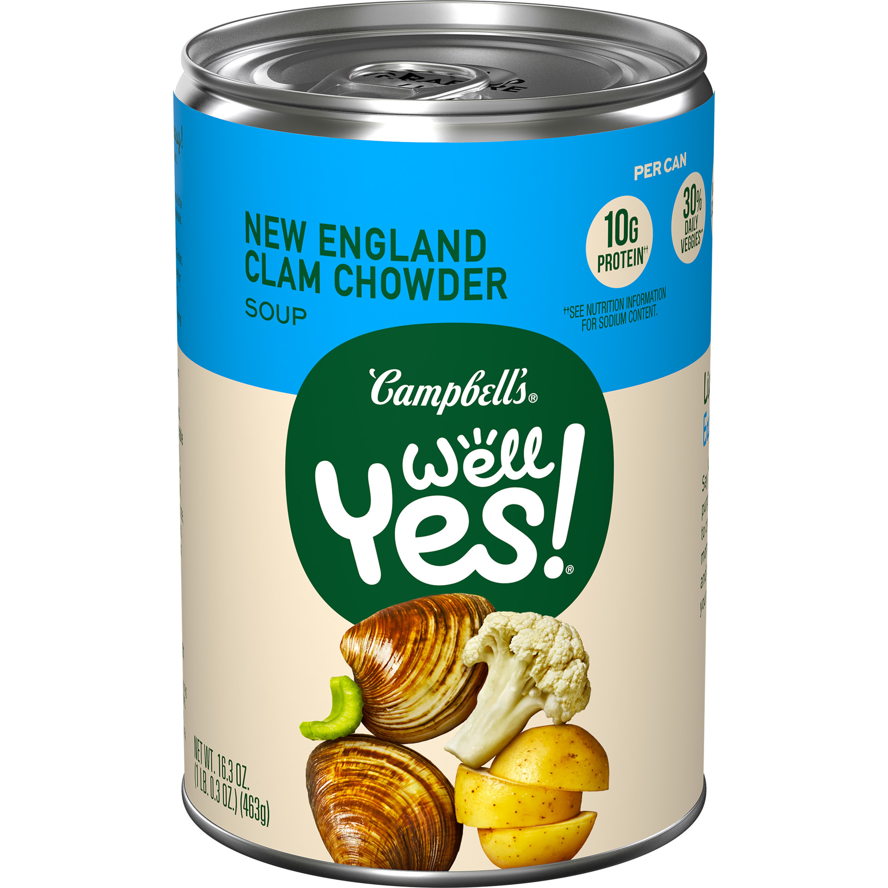 Campbell's Well Yes! New England Clam Chowder Soup