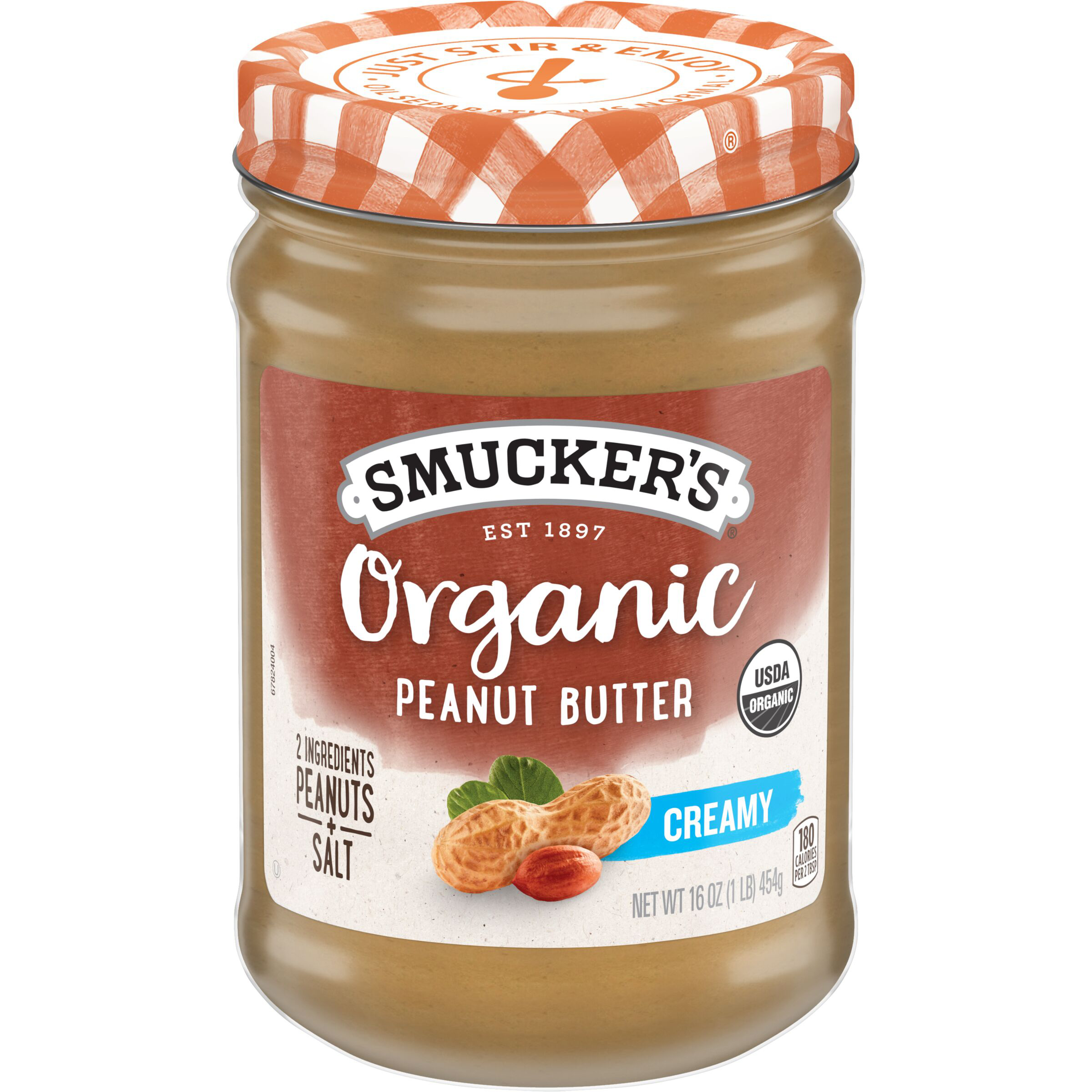 Smucker's Organic Creamy Natural Peanut Butter