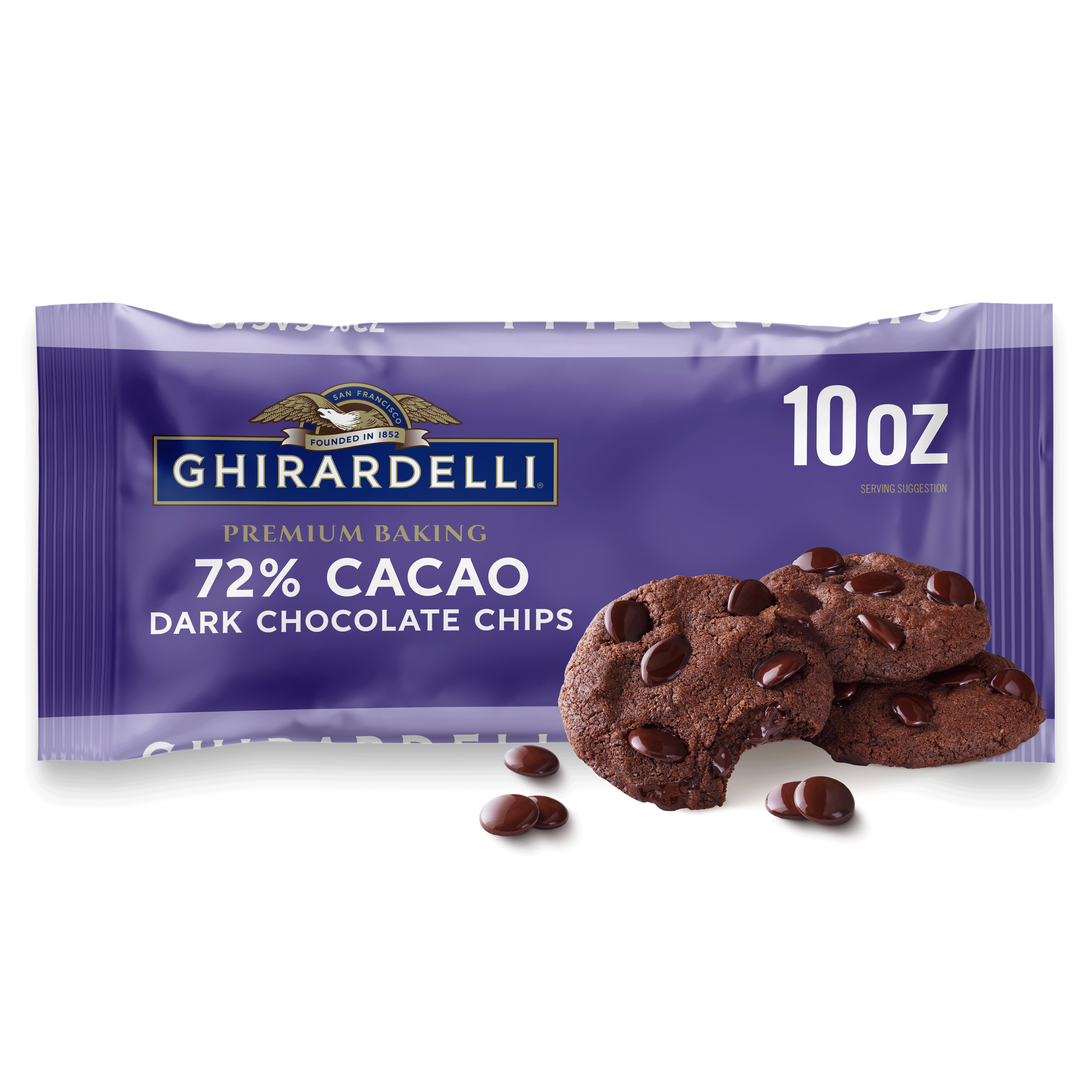 Ghirardelli Premium Baking 72% Cacao Dark Chocolate Chips