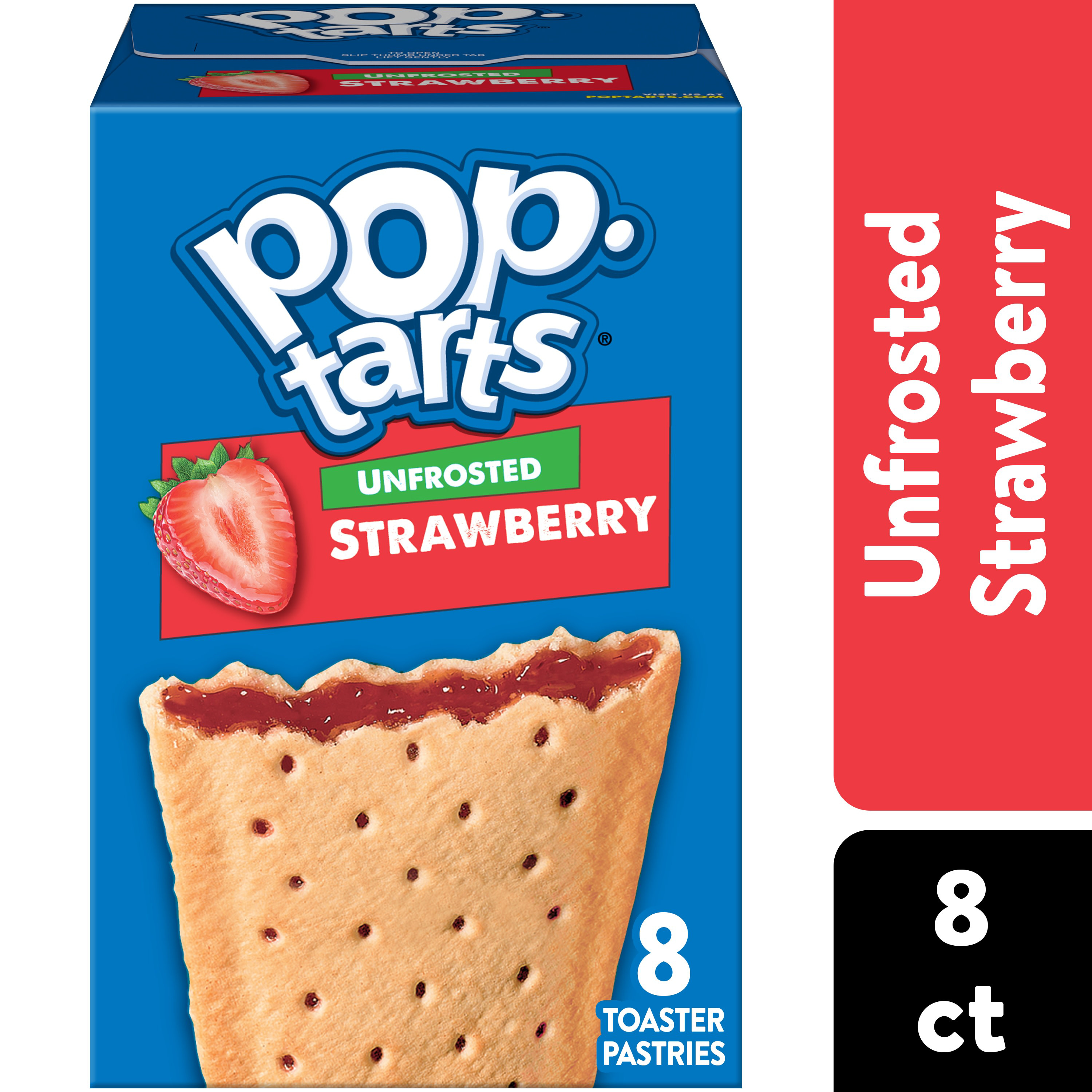 Unfrosted Strawberry Toaster Pastries