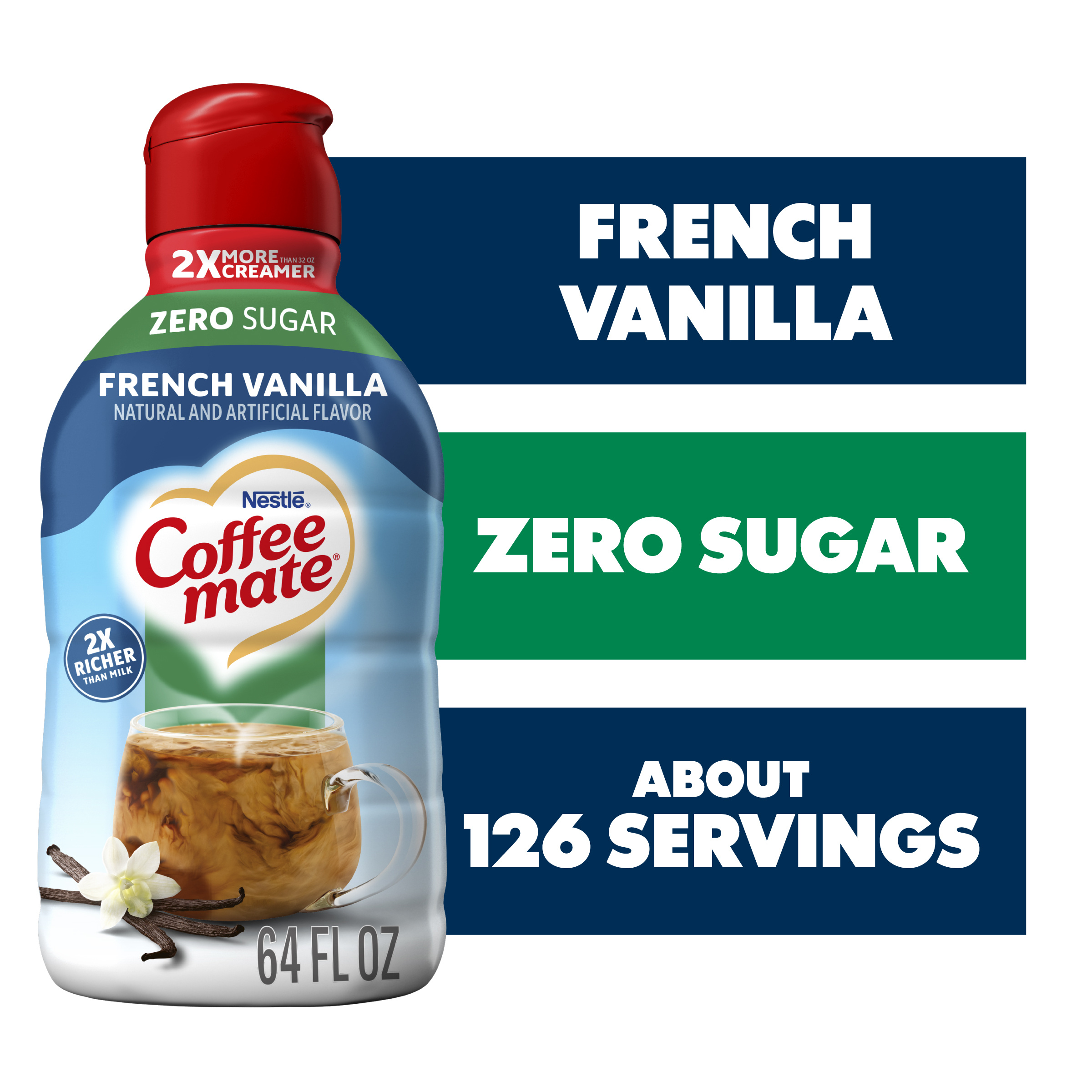French Vanilla Flavor Sugar Free Coffee Creamer