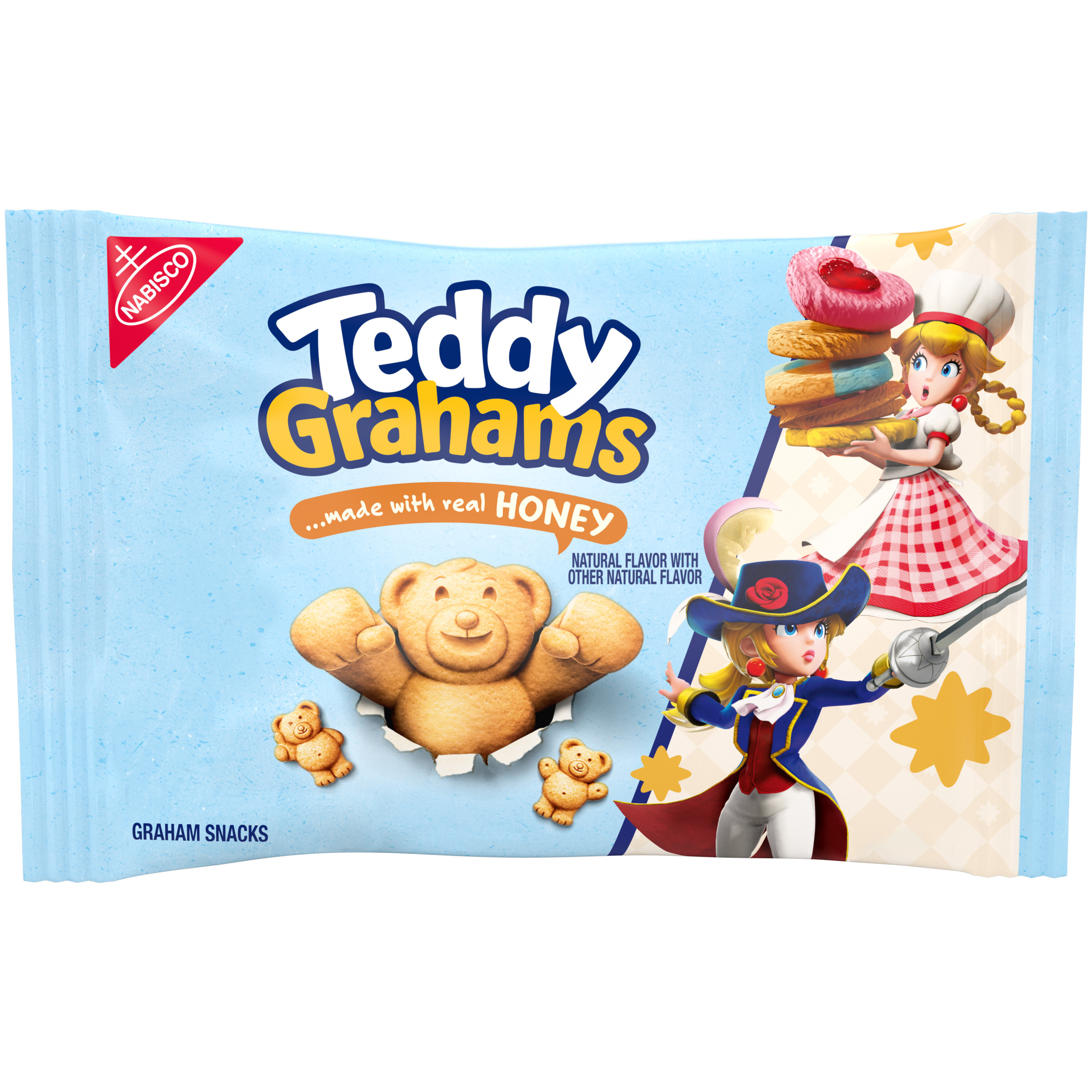 Nabisco Teddy Grahams Cookies - Single Serve Honey