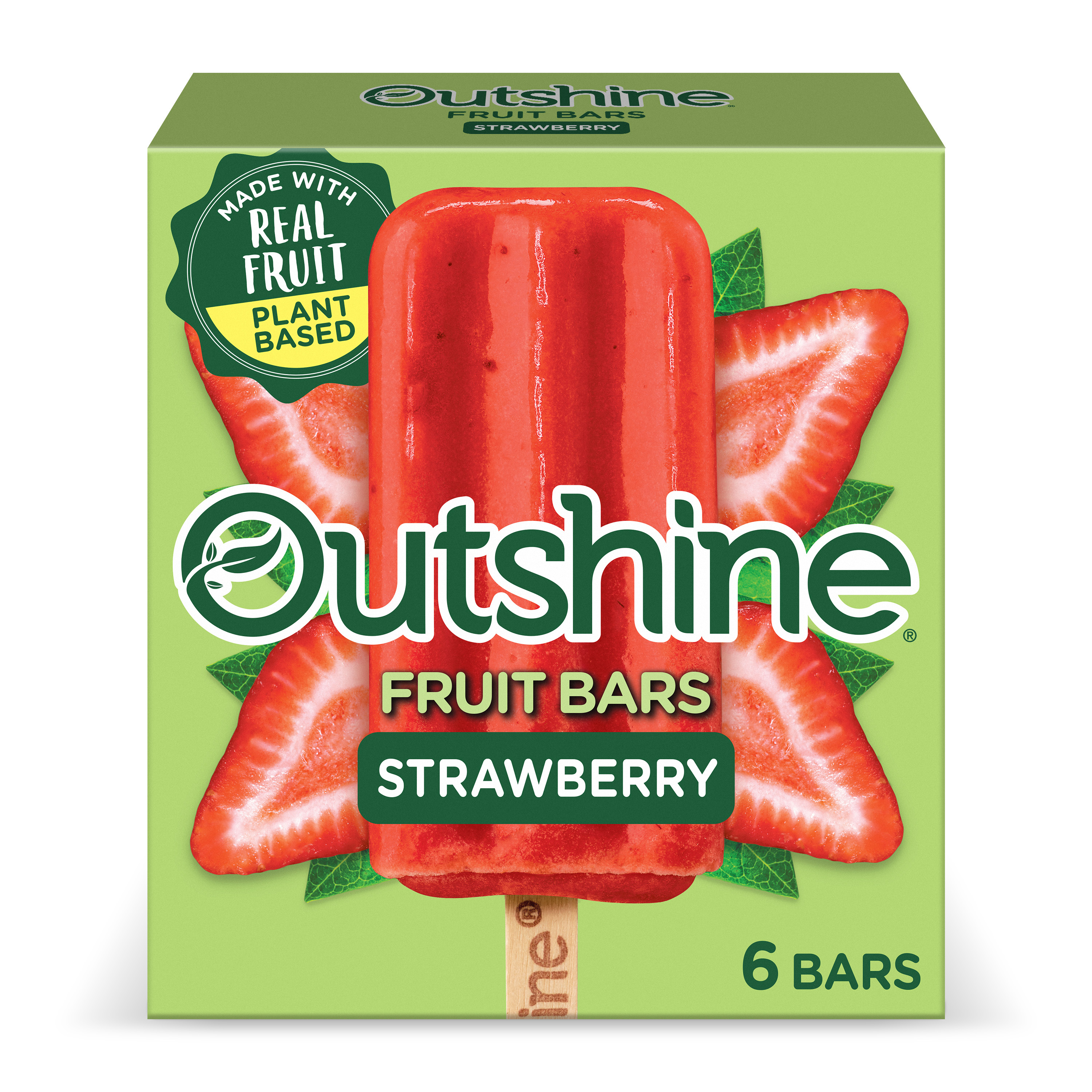Strawberry Fruit Ice Bars