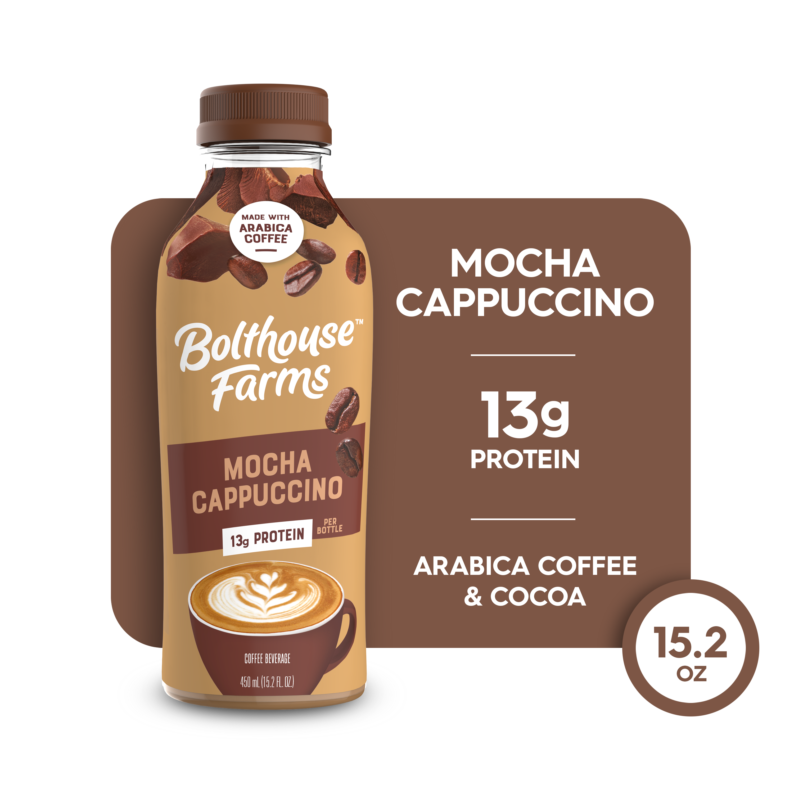 Mocha Cappuccino Arabica Coffee Beverage