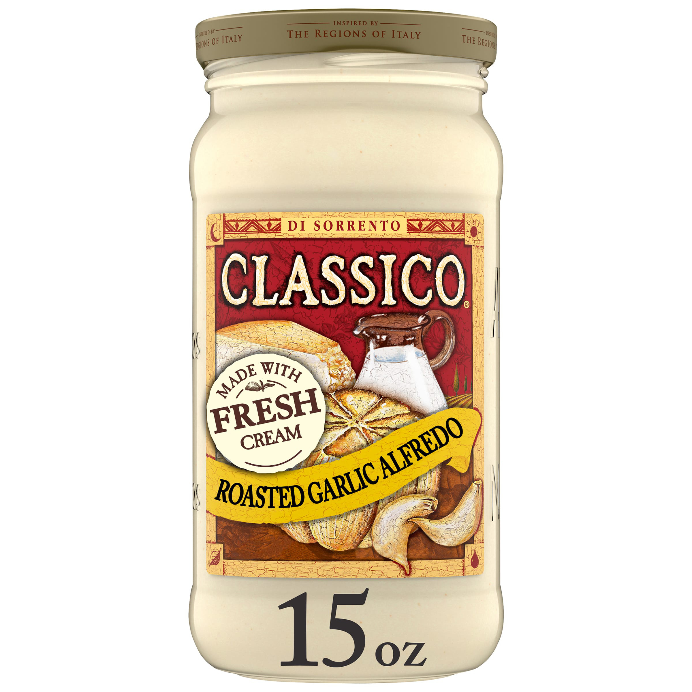 Roasted Garlic Alfredo Pasta Sauce